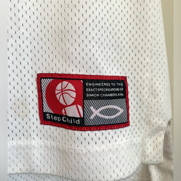 Rare STEPCHILD Simon Chamberlain basketball jersey - Picture 3 of 6